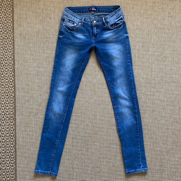 LOVE MOSCHINO Jeans Pants Cheap + Chic SZ 28 - Picture 3 of 12